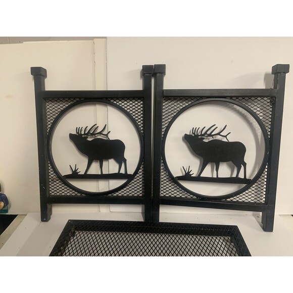 ELK Firewood Log Rack, Iron Wood Lumber Storage Holder Fireplace, Heavy Duty ... - Picture 5 of 16